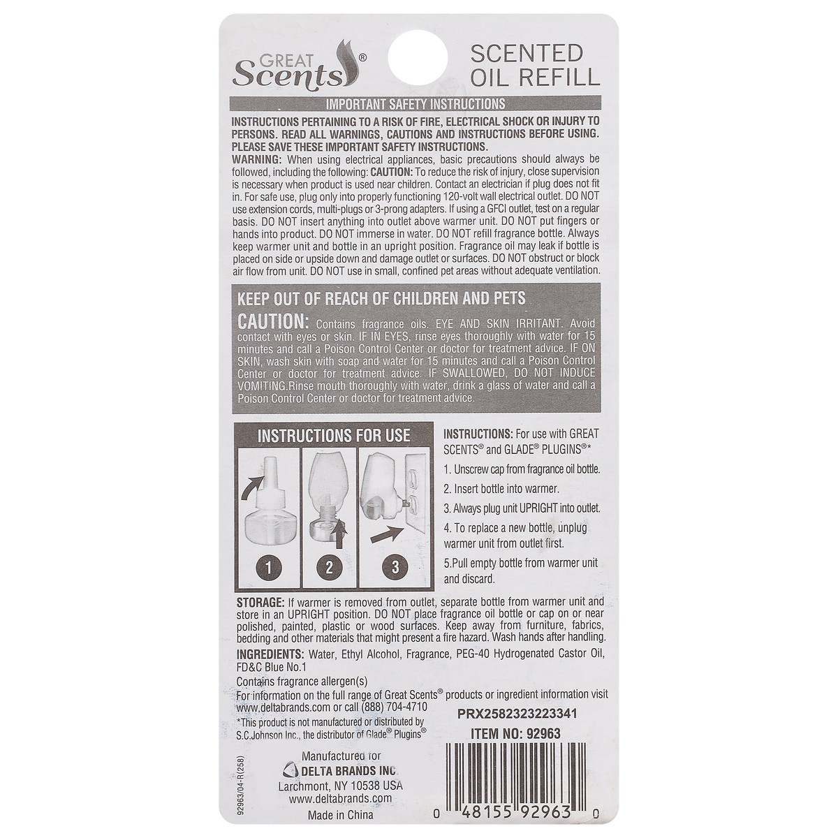 slide 10 of 14, Great Scents Fresh Linen Scented Oil Refill 0.7 fl oz, 0.7 oz