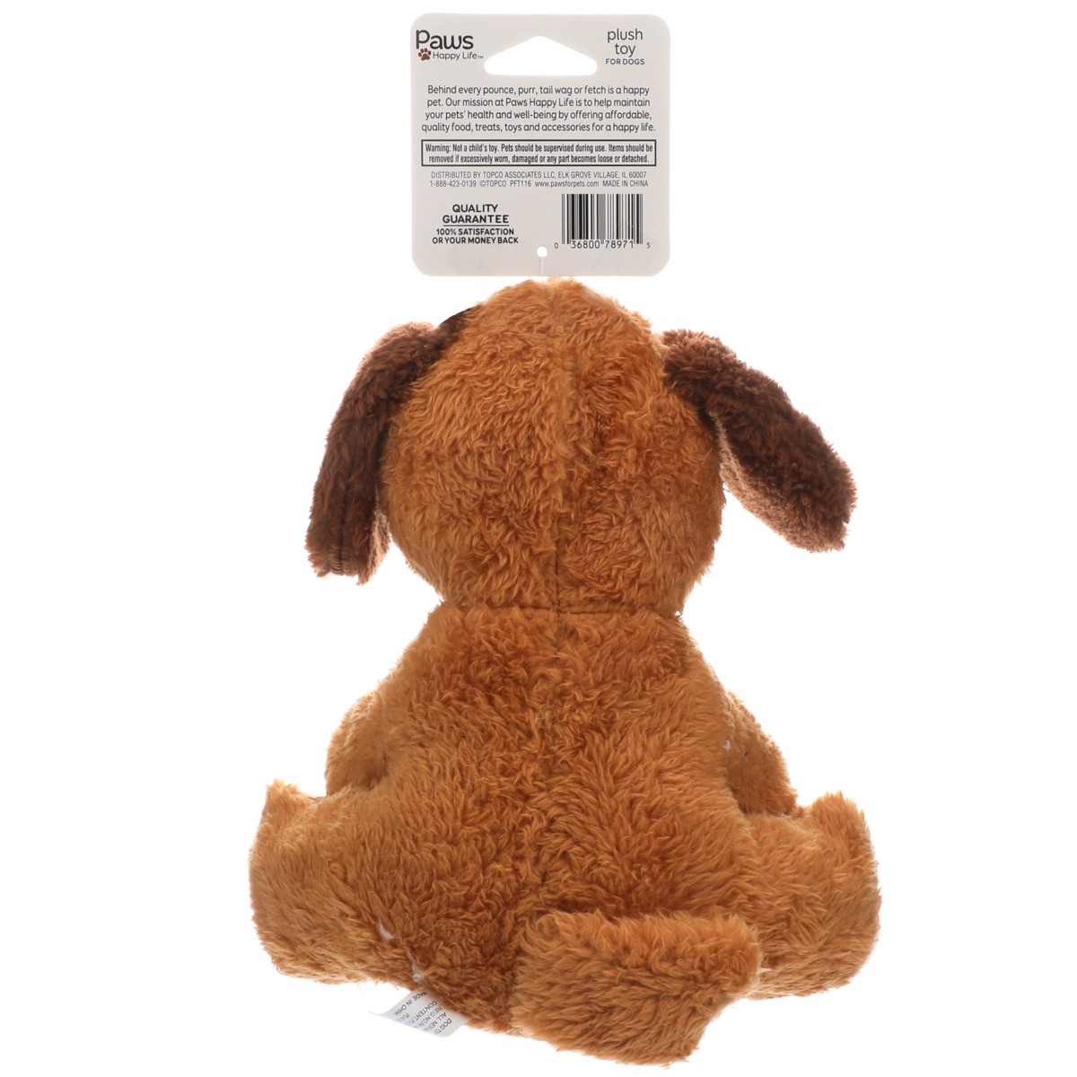 slide 6 of 8, Paws Happy Life Terry Cloth Puppy Dog Toy, 1 ct