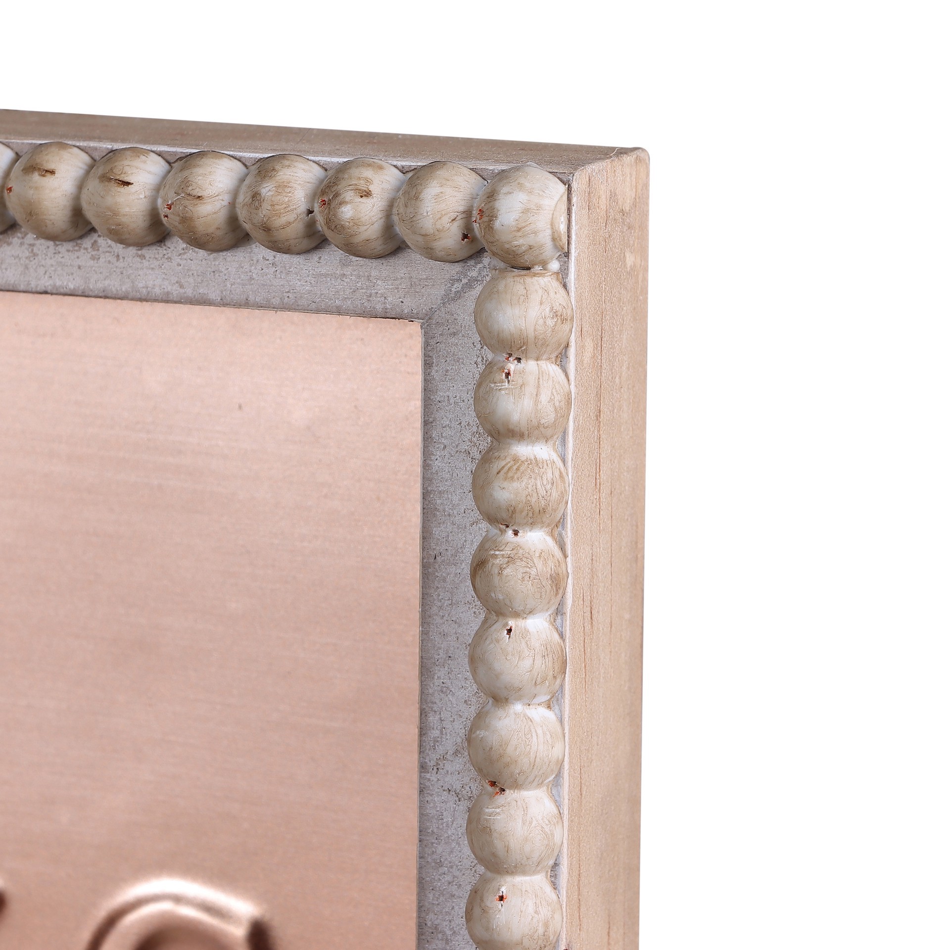 slide 2 of 8, 19.75" Merry Christmas Metal Wall Decor In Beaded Frame By Ashland, 19.75 in x 8 in