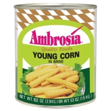 slide 1 of 1, Ambrosia Baby Corn, 114.67 oz