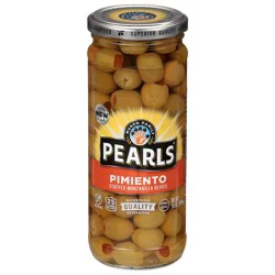 Pearls Stuffed Manzanilla Pimiento Olives 10 oz