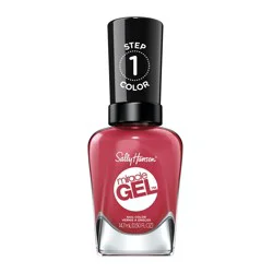Sally Hansen Miracle Gel Nail Polish, Proper P-Rose, Chip-Resistant, Lasts Up To 8 Days, 0.5 fl oz