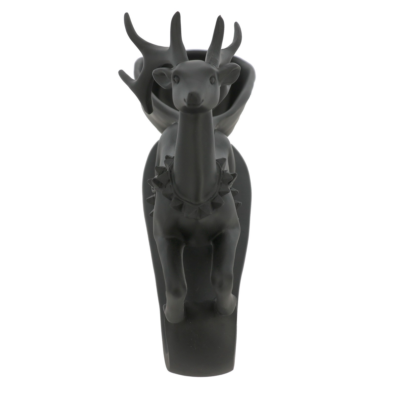 slide 3 of 4, 12.25" Deer Sled Decorative Holder By Ashland, 12.25 in x 4.38 in x 8.75 in