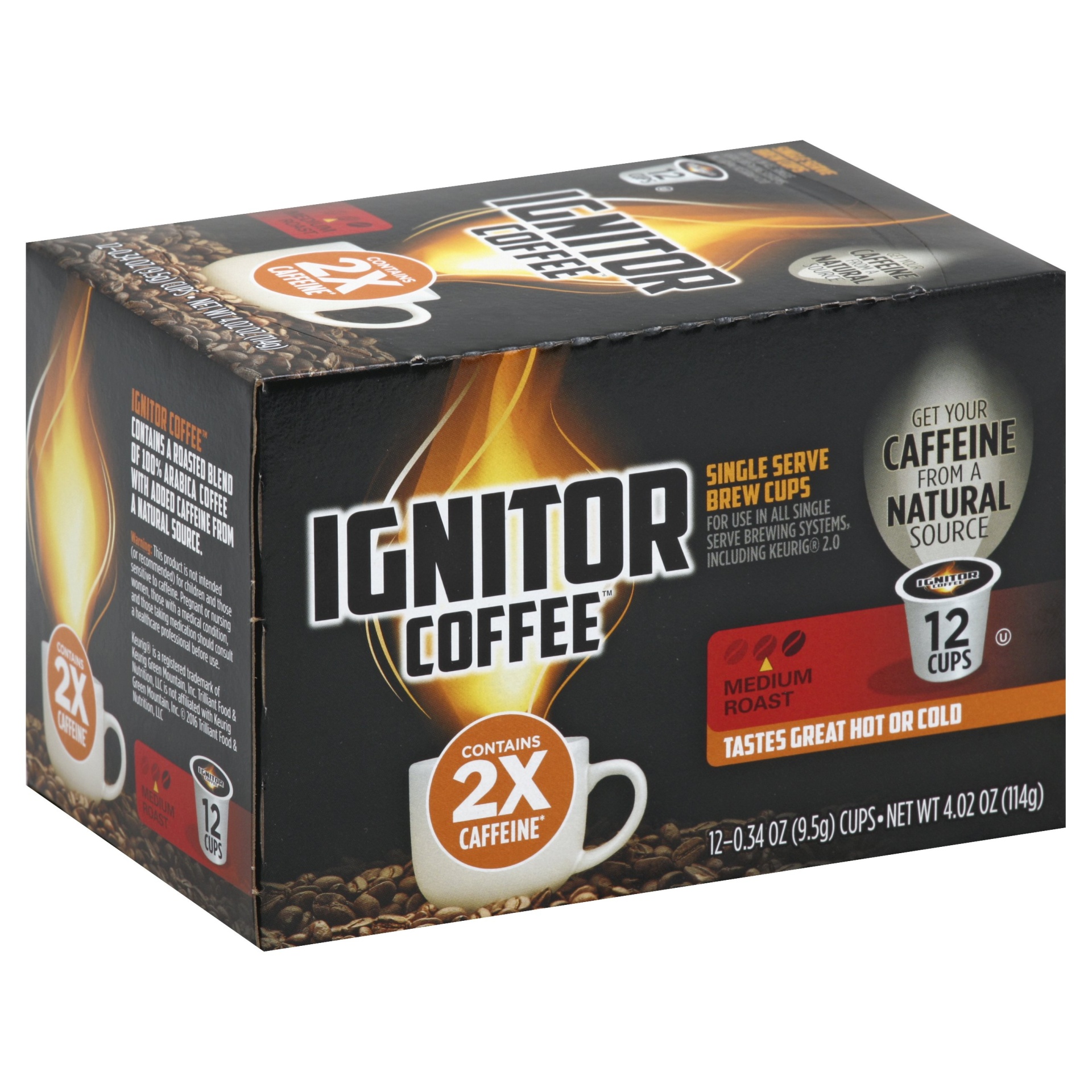 slide 1 of 1, Ignitor Coffee Coffee 12 ea, 12 ct