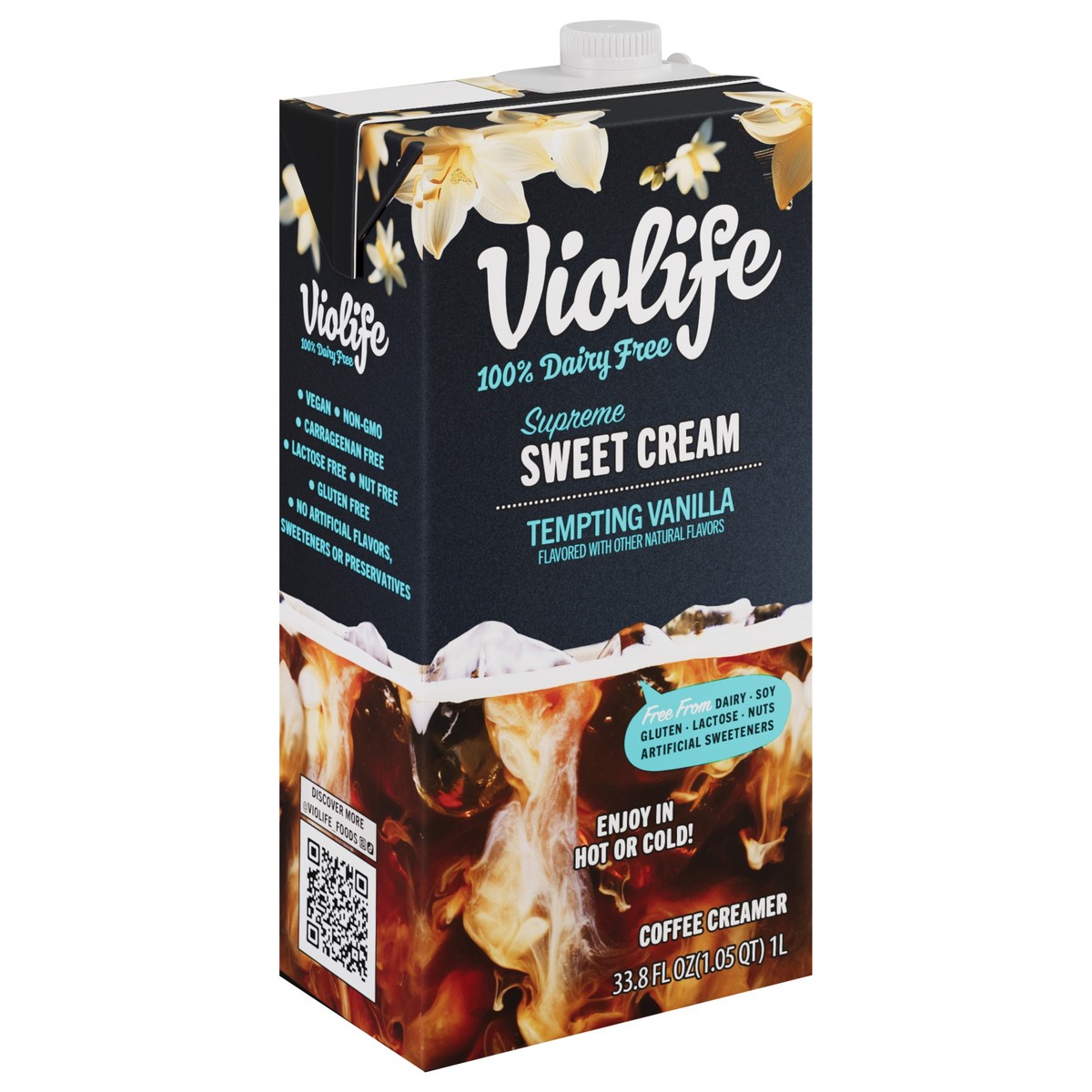 slide 3 of 12, Violife Vanilla Creamer - 33.8 oz, 33.8 oz