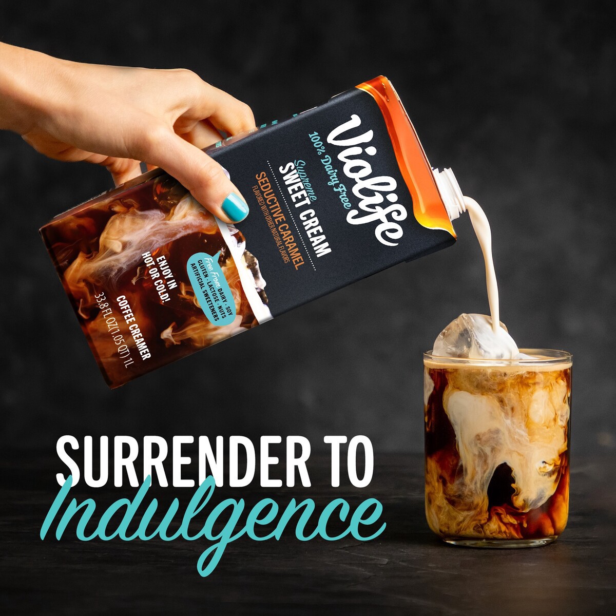 slide 2 of 7, Violife Caramel Creamer 33.8Oz, 33.8 oz