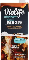 Violife Supreme Sweet Cream Caramel Coffee Creamer, Dairy-Free, 1 L (33.8 oz)