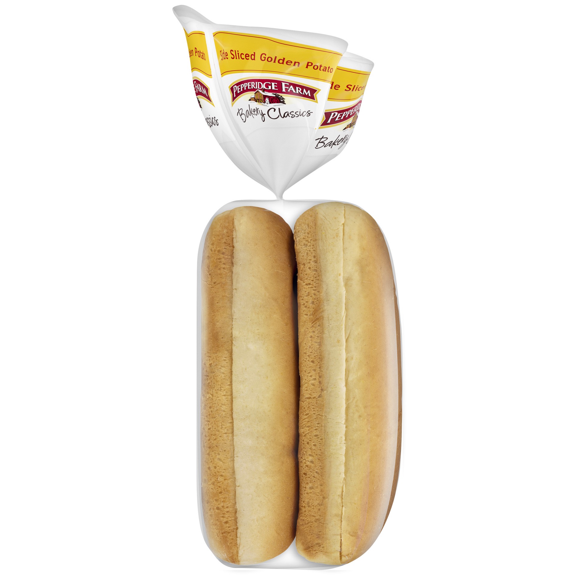 slide 3 of 5, Pepperidge Farm Bakery Classics Side Sliced Golden Potato Hot Dog Buns, 14 oz. Bag, 8-pack, 14 oz