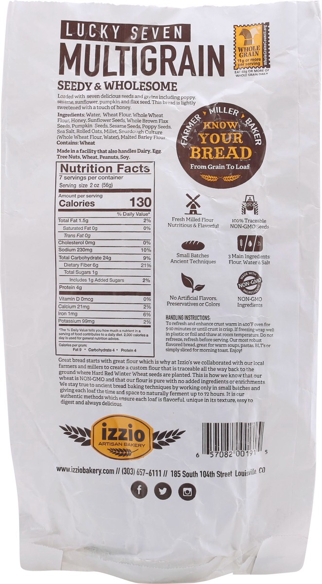 slide 10 of 11, Izzio Iz Mltigrain, 14 oz