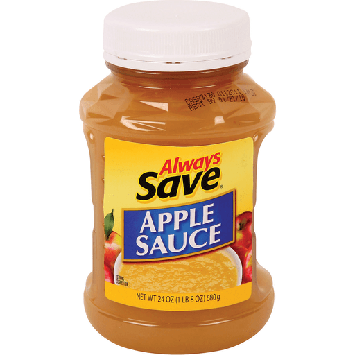 slide 1 of 1, Always Save Applesauce, 24 oz