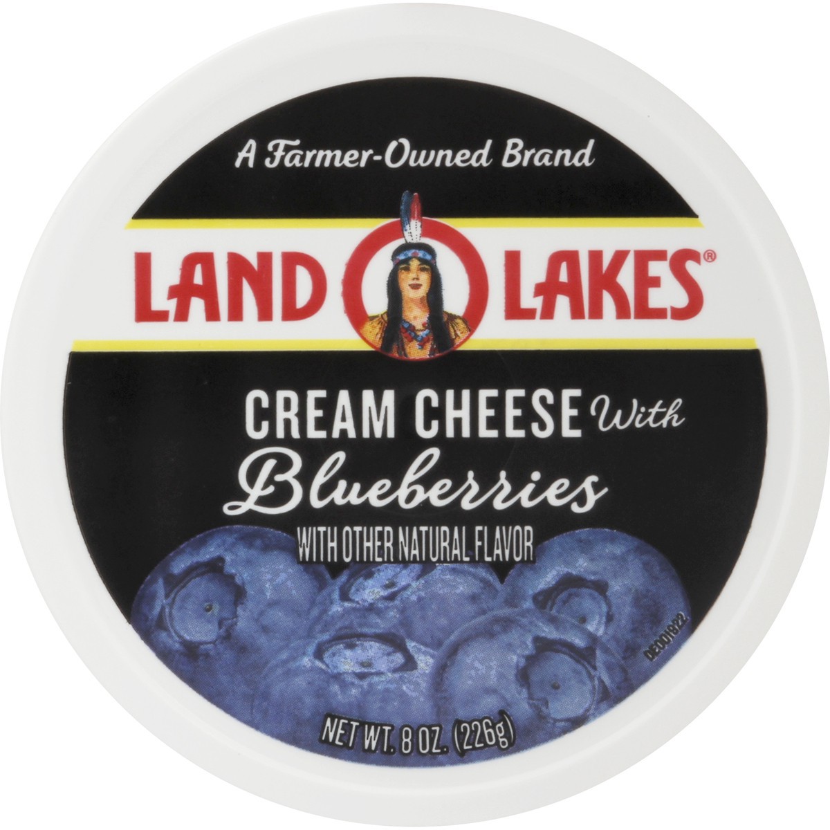 slide 7 of 8, Land O'Lakes Cream Cheese with Blueberry, 8 oz