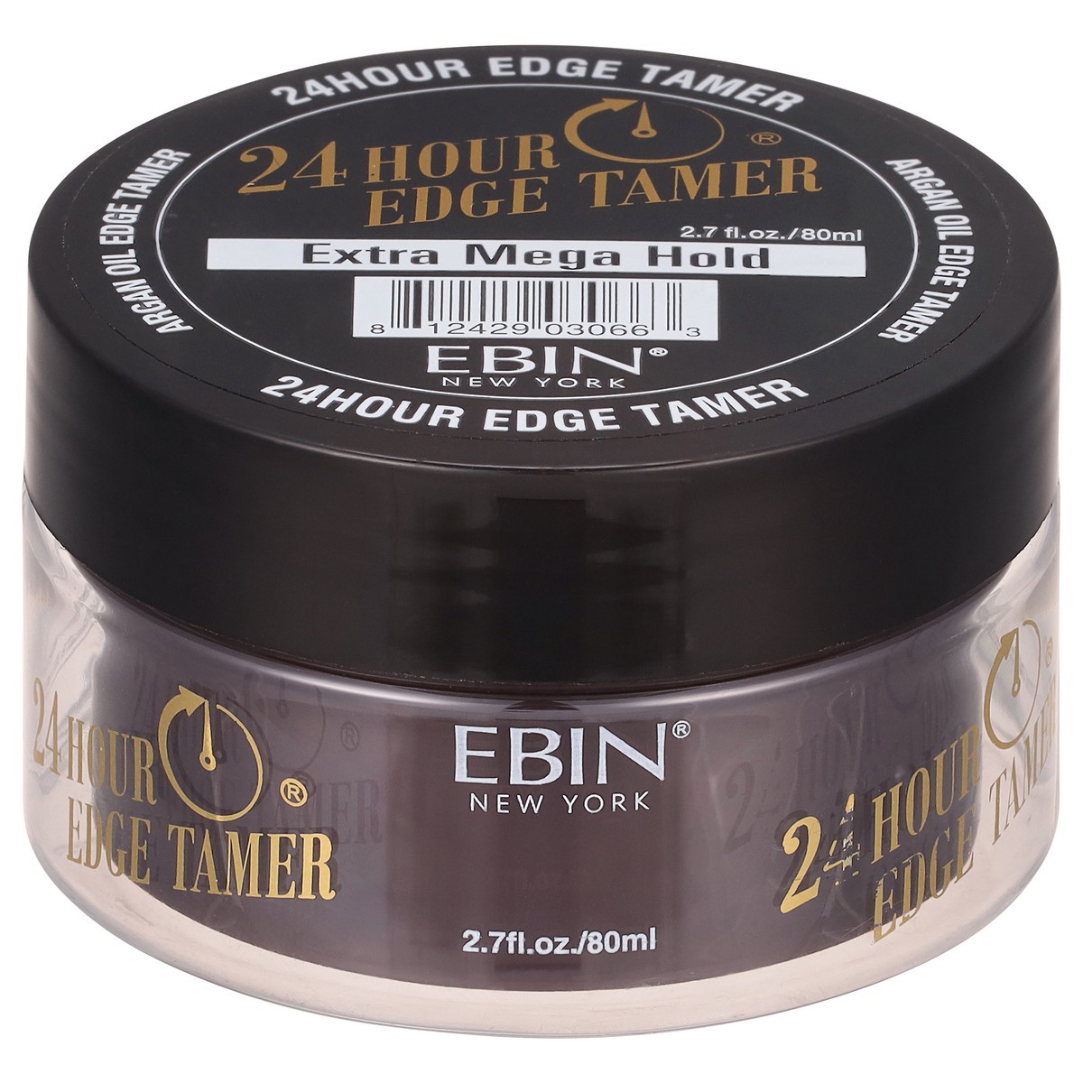 slide 1 of 9, EBIN Extra Mega Hold Argan Oil 24 Hour Edge Tamer 2.7 fl oz, 2.7 oz