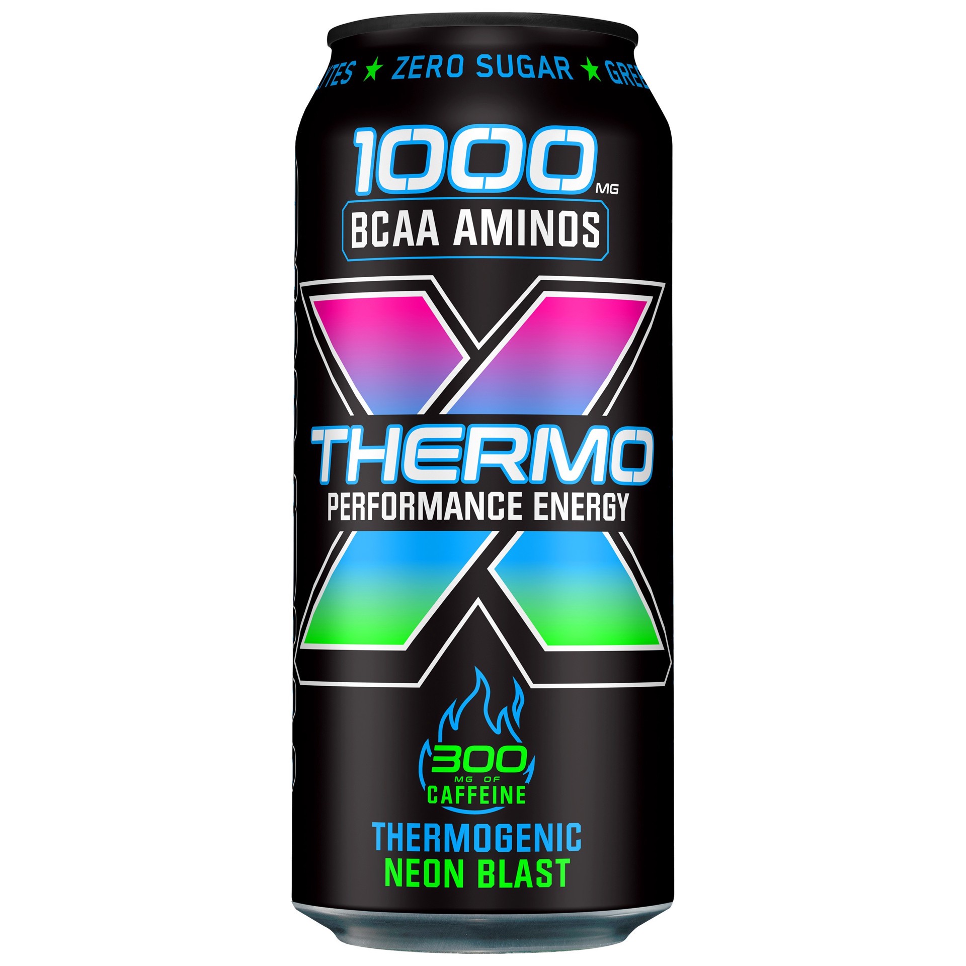 slide 1 of 11, Rockstar Thermo Neon Blast Energy Drink, 16 oz