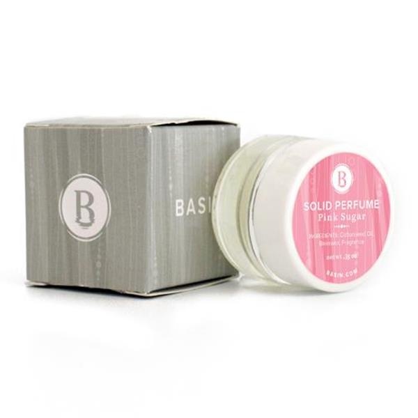 slide 1 of 1, Basin Basin Pink Sugar Solid Perfume, 0.35 oz