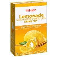 slide 3 of 29, Meijer Lemonade Drink Mix, 10 Pouches, 1.4 OZ    