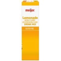 slide 6 of 29, Meijer Lemonade Drink Mix, 10 Pouches, 1.4 OZ    