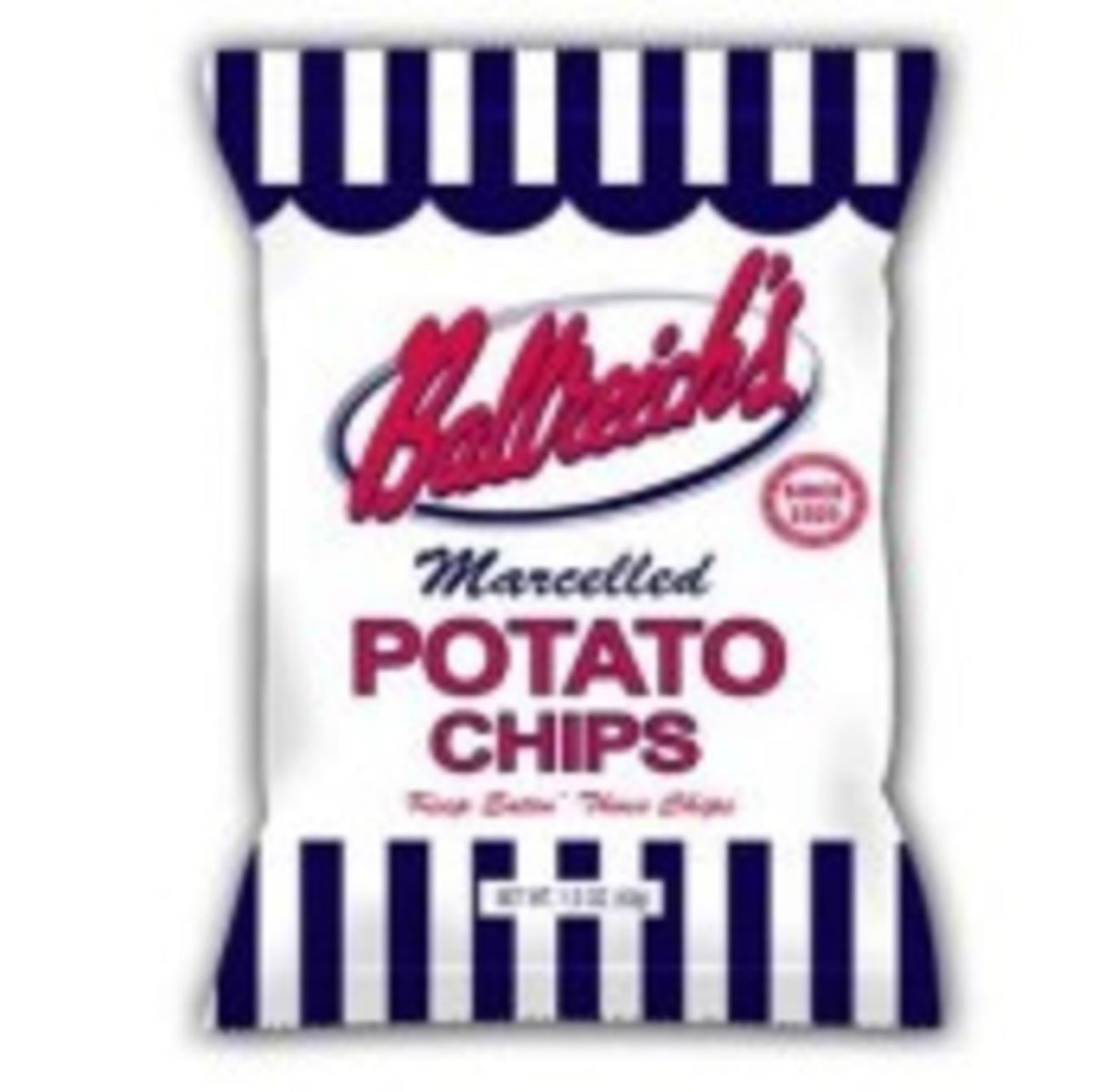 slide 1 of 1, Ballreich's Marcelled Regular Chips, 7 oz