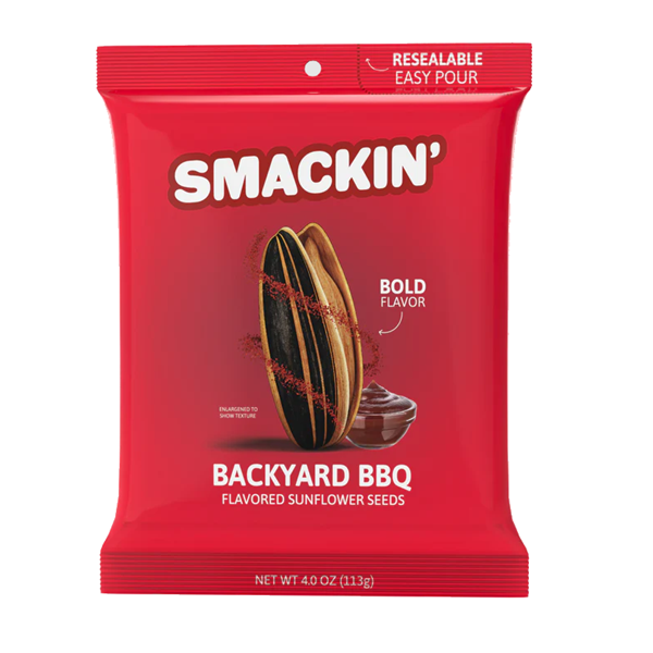 slide 1 of 1, Smackin' Backyard Bbq Sunflower Seeds, 4 oz