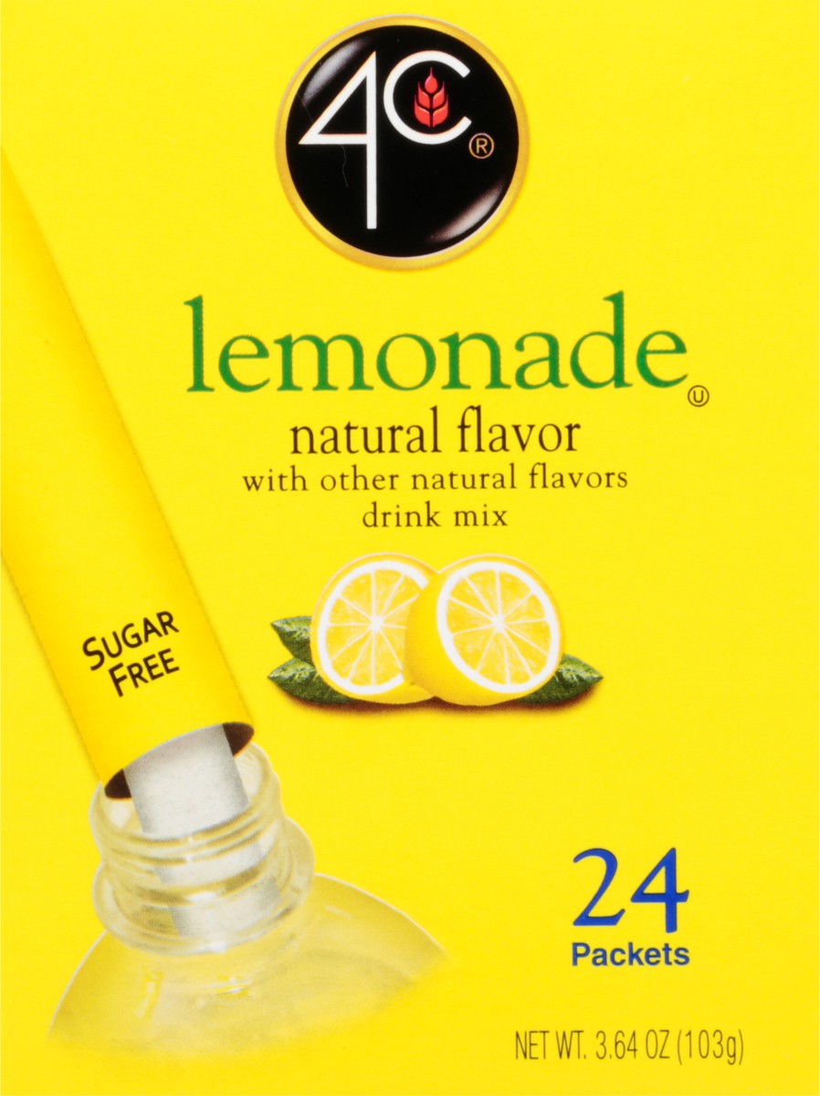 slide 14 of 14, 4C Drink Mix Sgr/Free Lemonade 24Ct, 24/3.64o