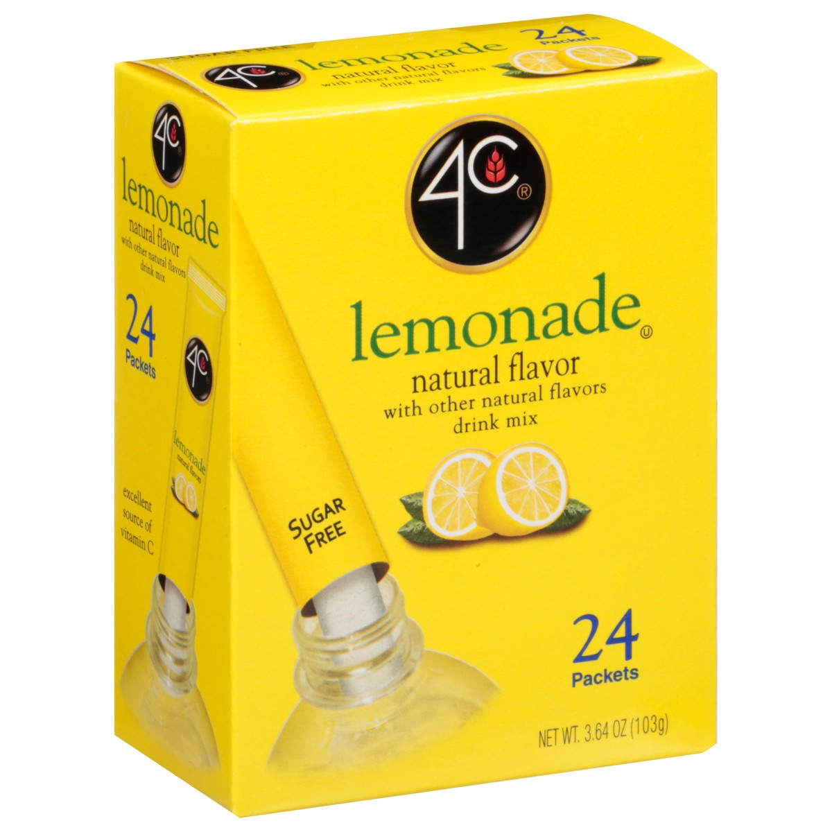 slide 9 of 14, 4C Drink Mix Sgr/Free Lemonade 24Ct, 24/3.64o