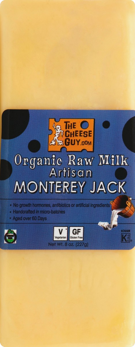 slide 1 of 5, The Cheese Guy Raw Milk Organic Montery Jack Cheese, 8 oz