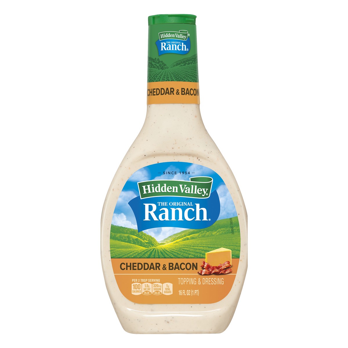 slide 7 of 7, Hidden Valley The Original Ranch Cheddar & Bacon Topping & Dressing 16 oz, 16 oz