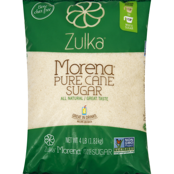 slide 1 of 1, Zulka Morena Pure Cane Sugar, 4 lb