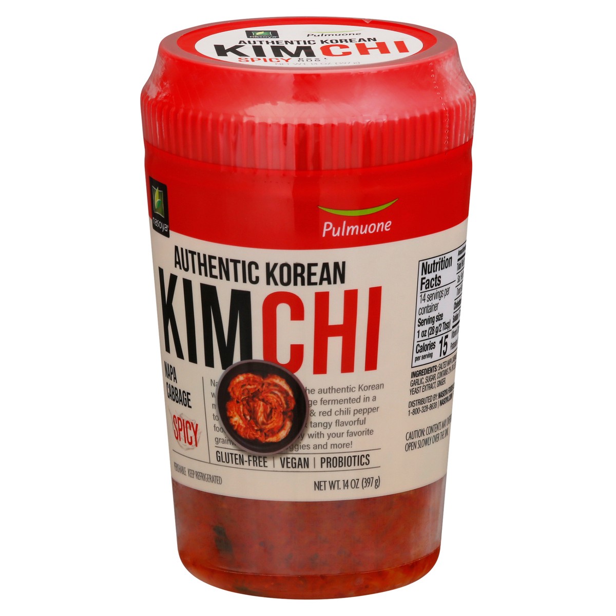 slide 3 of 13, Nasoya Spicy Napa Cabbage Kimchi 14 oz, 14 oz