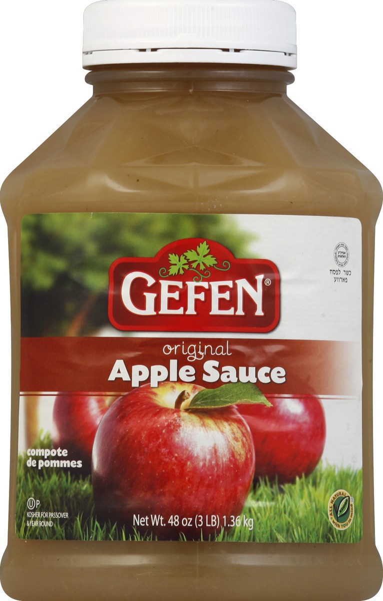 slide 1 of 2, Gefen Apple Sauce 48 oz, 48 oz