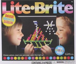 Lite-Brite 214 Pieces Sailboat Cruise Glowing Pegs, 1 ea