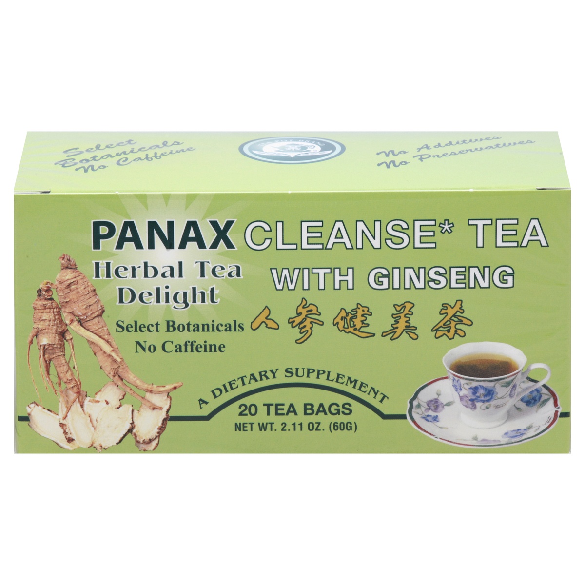 slide 1 of 1, Panax Cleanse Tea with Ginseng, 20 ct