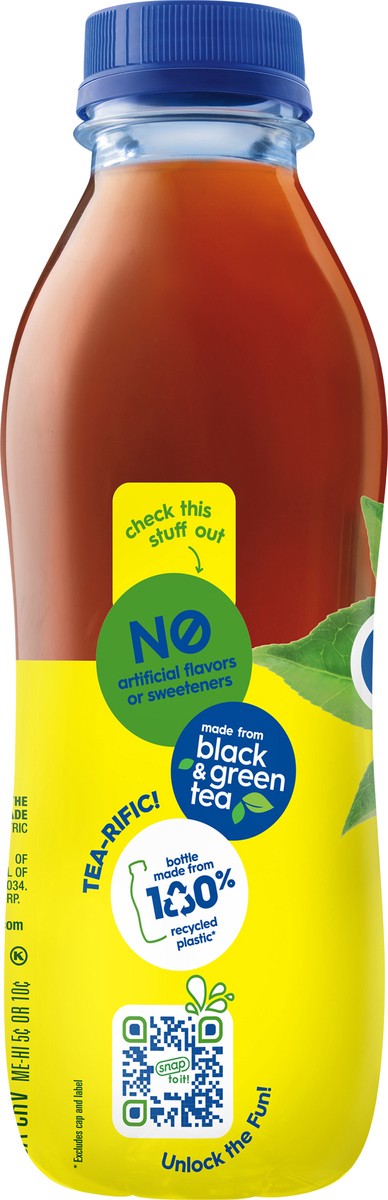 slide 7 of 12, Snapple Lemon Tea, recycled plastic bottle - 16 fl oz, 16 fl oz