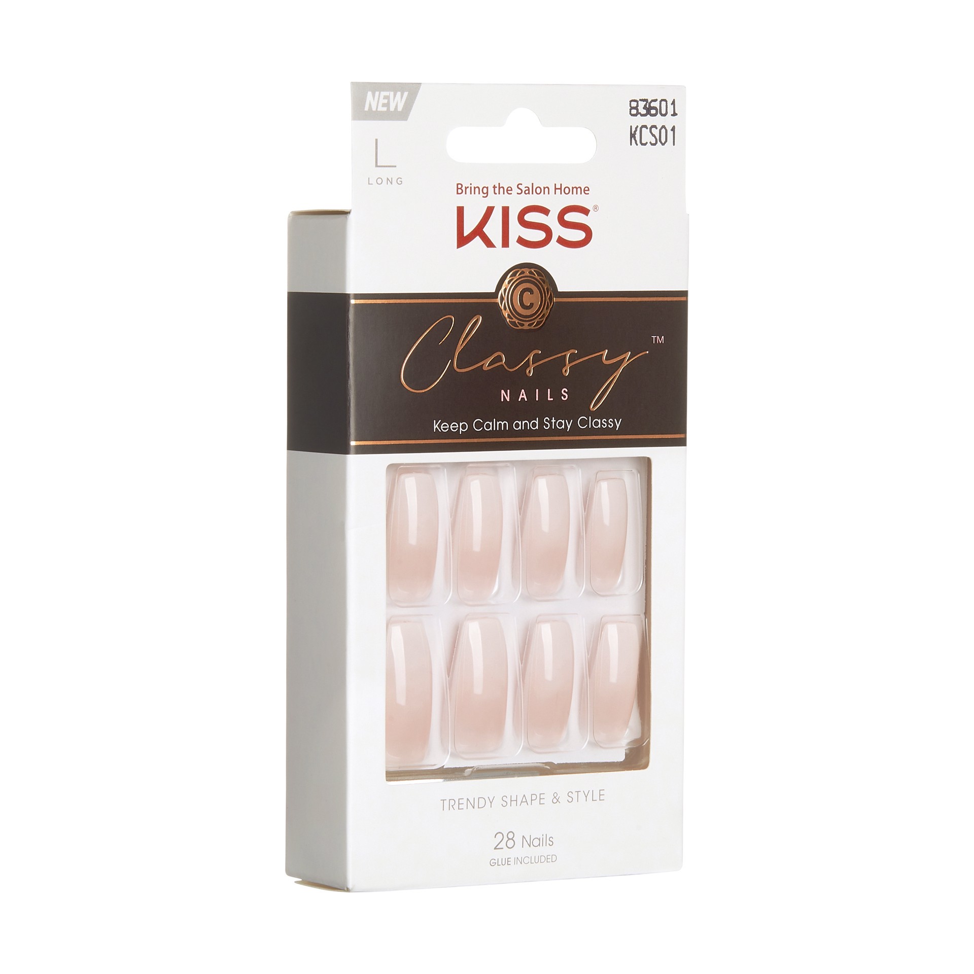 slide 3 of 5, Kiss Nails KISS Classy Fake Nails - Be-you-tiful - 28ct, 28 ct