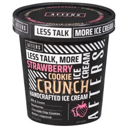 Afters Handcrafted Strawberry Cookie Crunch Ice Cream - 16 fl oz
