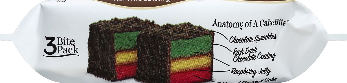 slide 5 of 5, CakeBites Classic Italian Rainbow Cakebites 3 ea, 3 ct