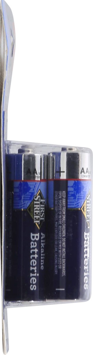 slide 3 of 6, FIRST STREET Batteries 8 ea, 8 ct