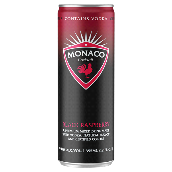 slide 1 of 1, Monaco Black Raspberry Cocktail, 12 fl oz