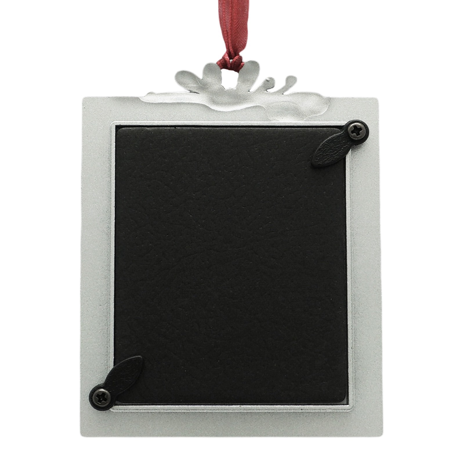 slide 3 of 3, 2" X 2.5" Red, White & Green Holly & Berry Ornament Frame By Studio Decor, 2 in x 2.5 in