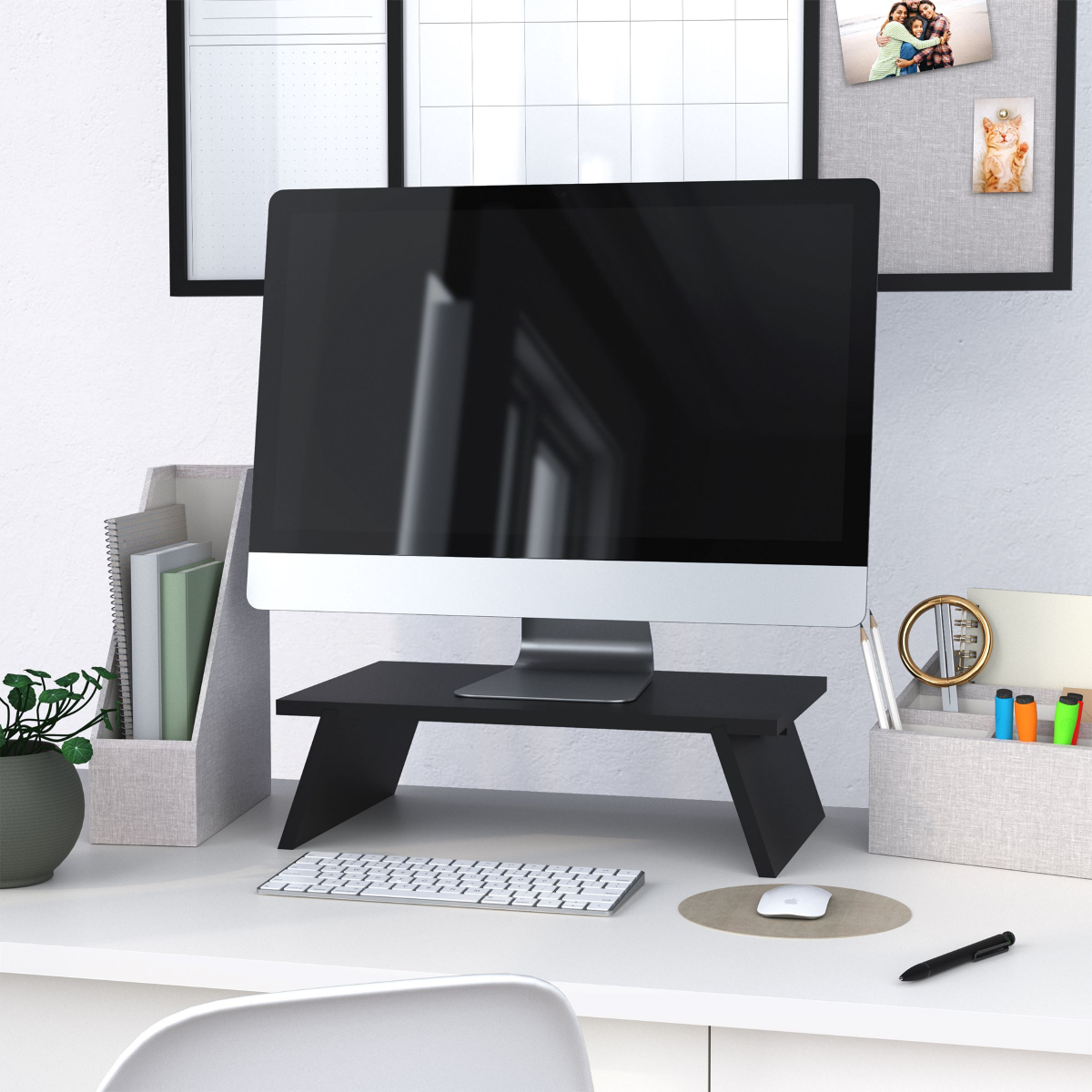 slide 9 of 13, U BRANDS UBrands Zen Monitor Stand, 1 ct