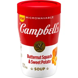 CAMPBELLS Campbell's Sipping Soup, Butternut Squash & Sweet Potato Soup Microwavable Cup