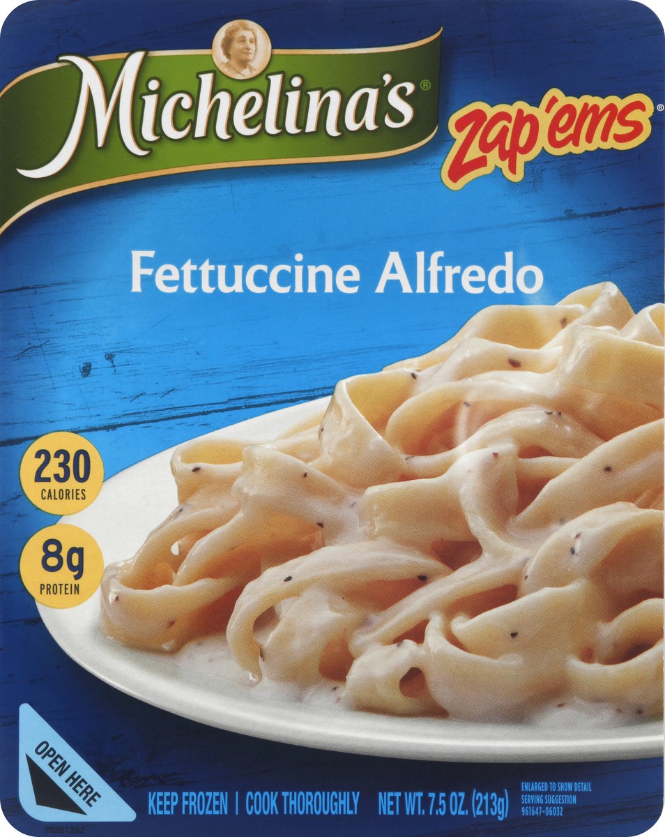 slide 6 of 9, Michelina's Michelina Fett Alfredo Zap 4Cheese Dinner, 7.5 oz