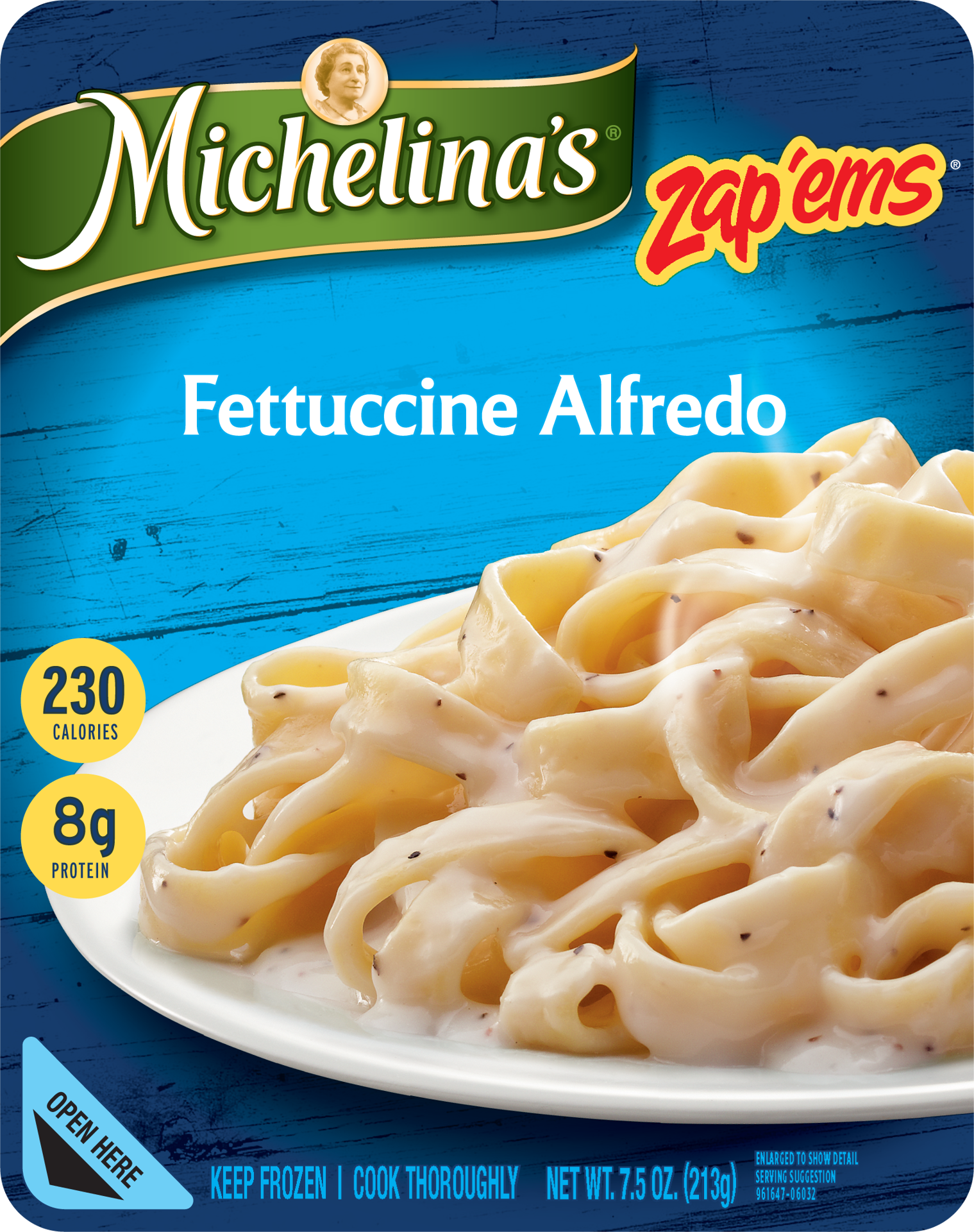 slide 1 of 9, Michelina's Michelina Fett Alfredo Zap 4Cheese Dinner, 7.5 oz