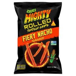 Zack's Mighty Fiery Nacho Rolled Tortilla Chips