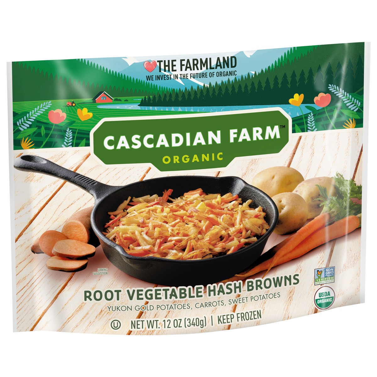 slide 11 of 13, Cascadian Farm Organic Root Vegetable Hashbrown, 12 oz