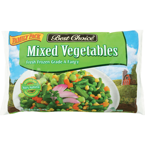 slide 1 of 1, Best Choice Mixed Vegetable Family Size, 48 oz