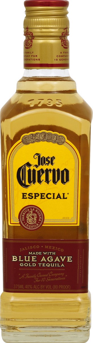 slide 1 of 7, Jose Cuervo Especial Gold Tequila 80 Proof 375 ml, 375 ml