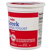 slide 2 of 29, Meijer Whole Milk Plain Greek Yogurt, 32 oz