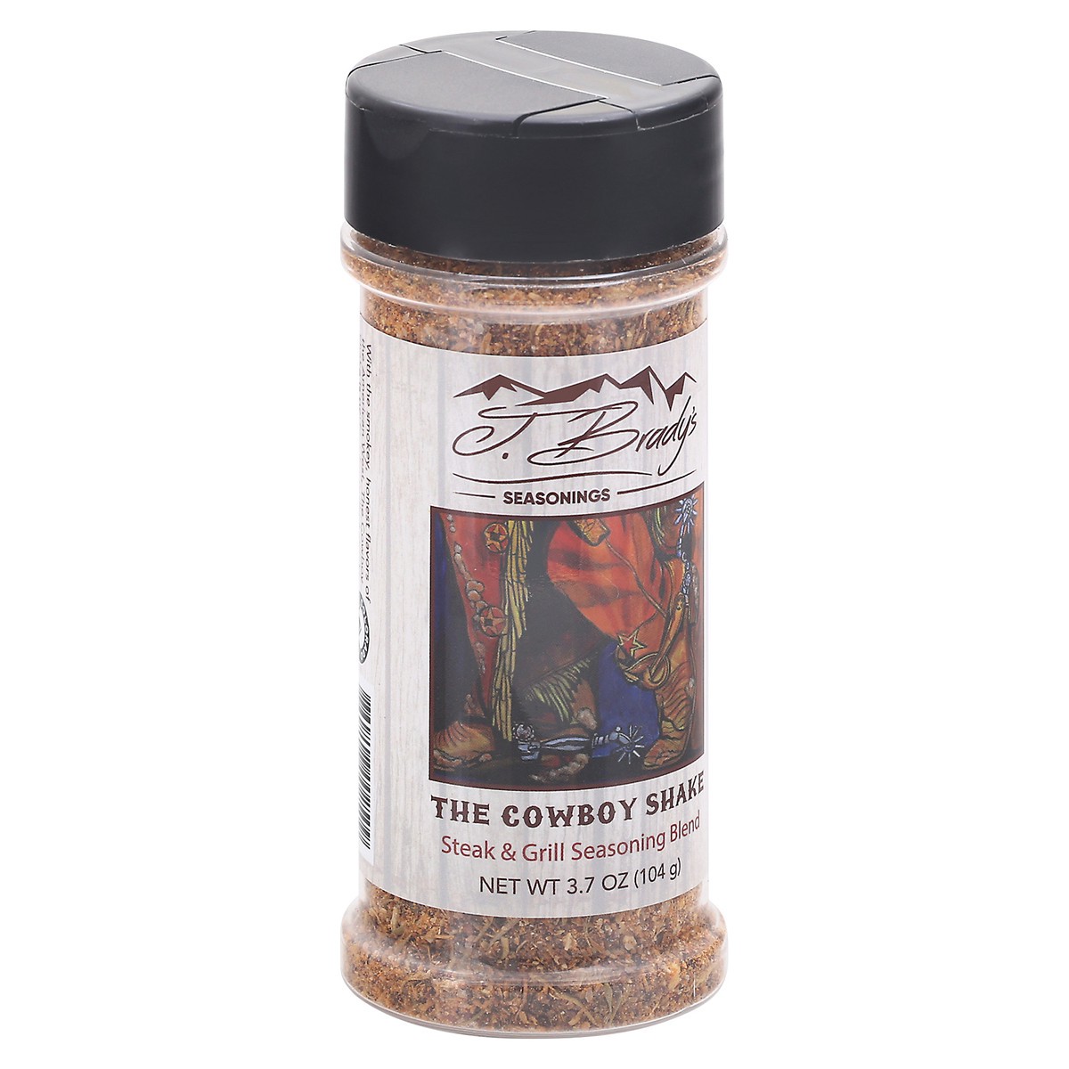 slide 9 of 9, J. Brady's Seasonings The Cowboy Shake Steak & Grill Seasoning Blend 3.7 oz Bottle, 3.7 oz