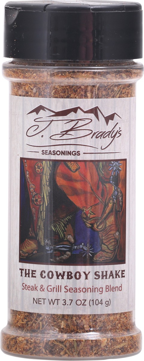 slide 1 of 9, J. Brady's Seasonings The Cowboy Shake Steak & Grill Seasoning Blend 3.7 oz Bottle, 3.7 oz