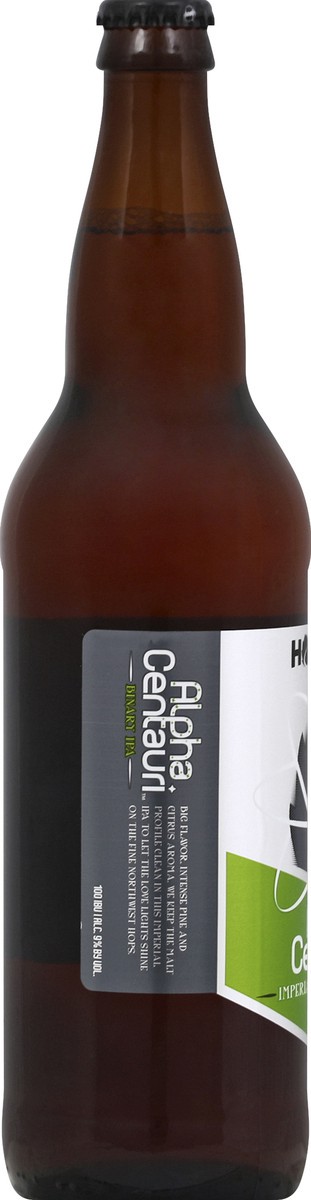 slide 4 of 5, Hop Valley Alpha Centauri Double IPA, 22 fl. oz. Bottle, 9% ABV, 22 oz btl